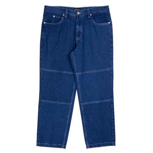 Santa Cruz Santa Cruz Pant Classic Label Panel Jeans | Blue & White Jeans | The Vines