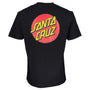 Santa Cruz Classic Dot Chest T-Shirt | Black