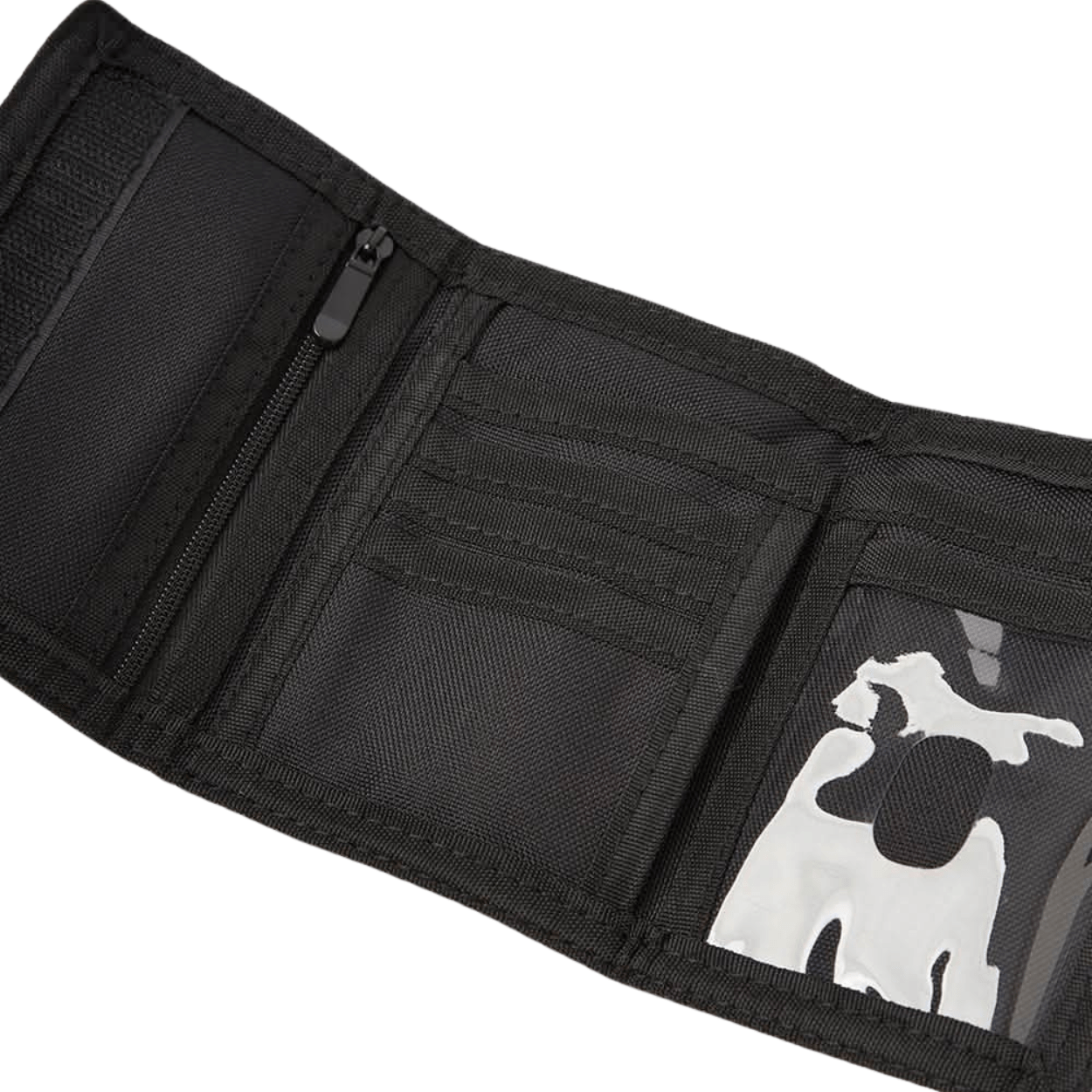 Santa Cruz Oval Check Flame Wallet | Black - The Vines Supply Co