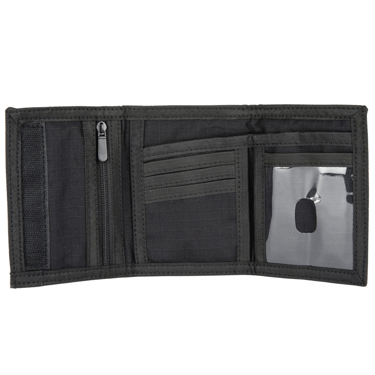 Santa Cruz Oval Check Flame Wallet | Black - The Vines Supply Co