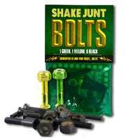 Shake Junt Bag O' Bolts Allen key bolts in 7/8 inch size, featuring nuts and bolts for BMX and skateboard hardware.