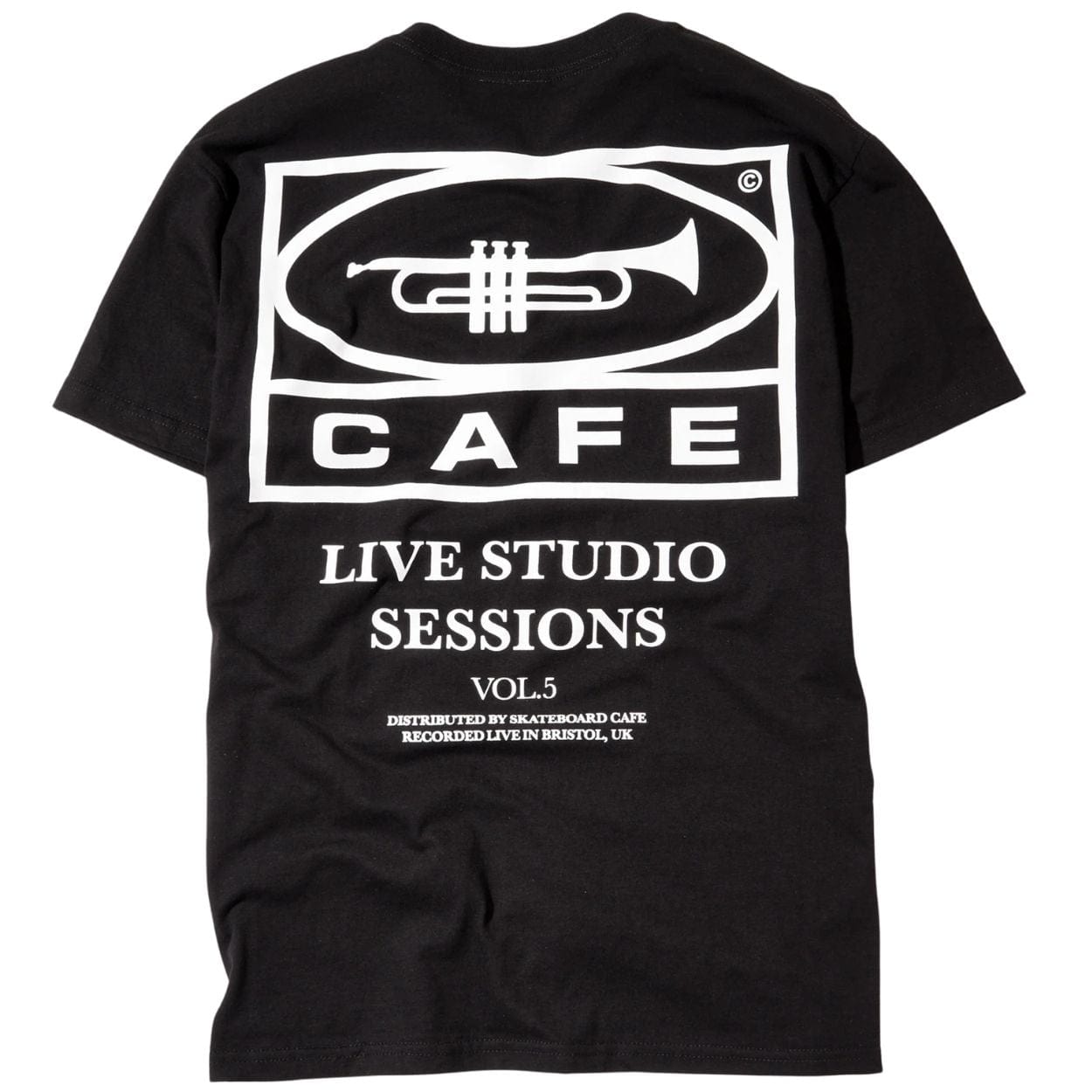 Skateboard Cafe 45 T-Shirt | Black & White - The Vines Supply Co