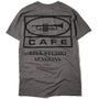 Skateboard Cafe 45 T-Shirt | Charcoal & Black