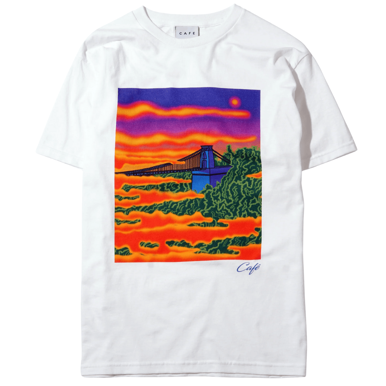 Skateboard Cafe Clifton T-Shirt | White - The Vines Supply Co