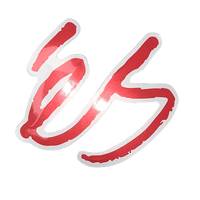 Assorted skateboard stickers featuring The Vines skateboarding brand logos and vibrant slap designs on a white background.