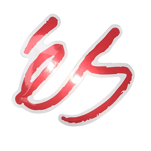 Assorted skateboard stickers featuring The Vines skateboarding brand logos and vibrant slap designs on a white background.