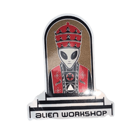 Assorted skateboard stickers featuring The Vines skateboarding brand logo and colorful slap-style designs on a white background.