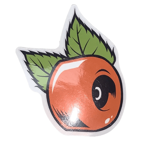 Collection of colorful skateboard stickers and slaps from The Vines skateboarding brand, featuring various graphic designs and logos.