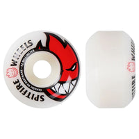 Spitfire Bighead Skateboard Wheels 99A White & Red | 52mm