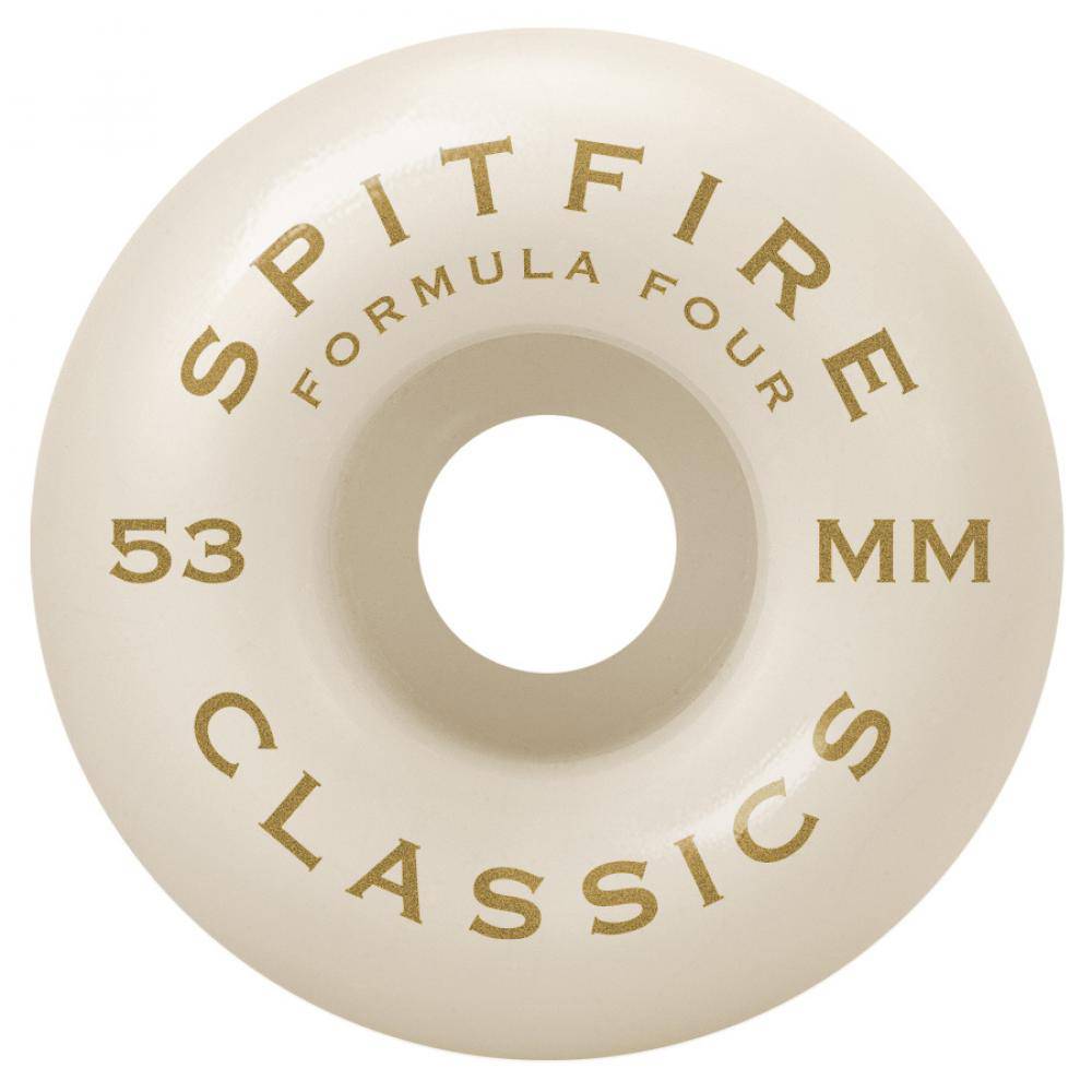 Spitfire Wheels Spitfire Formula Four Classic 99 Orange Skateboard Wheels | 53mm Wheels | The Vines