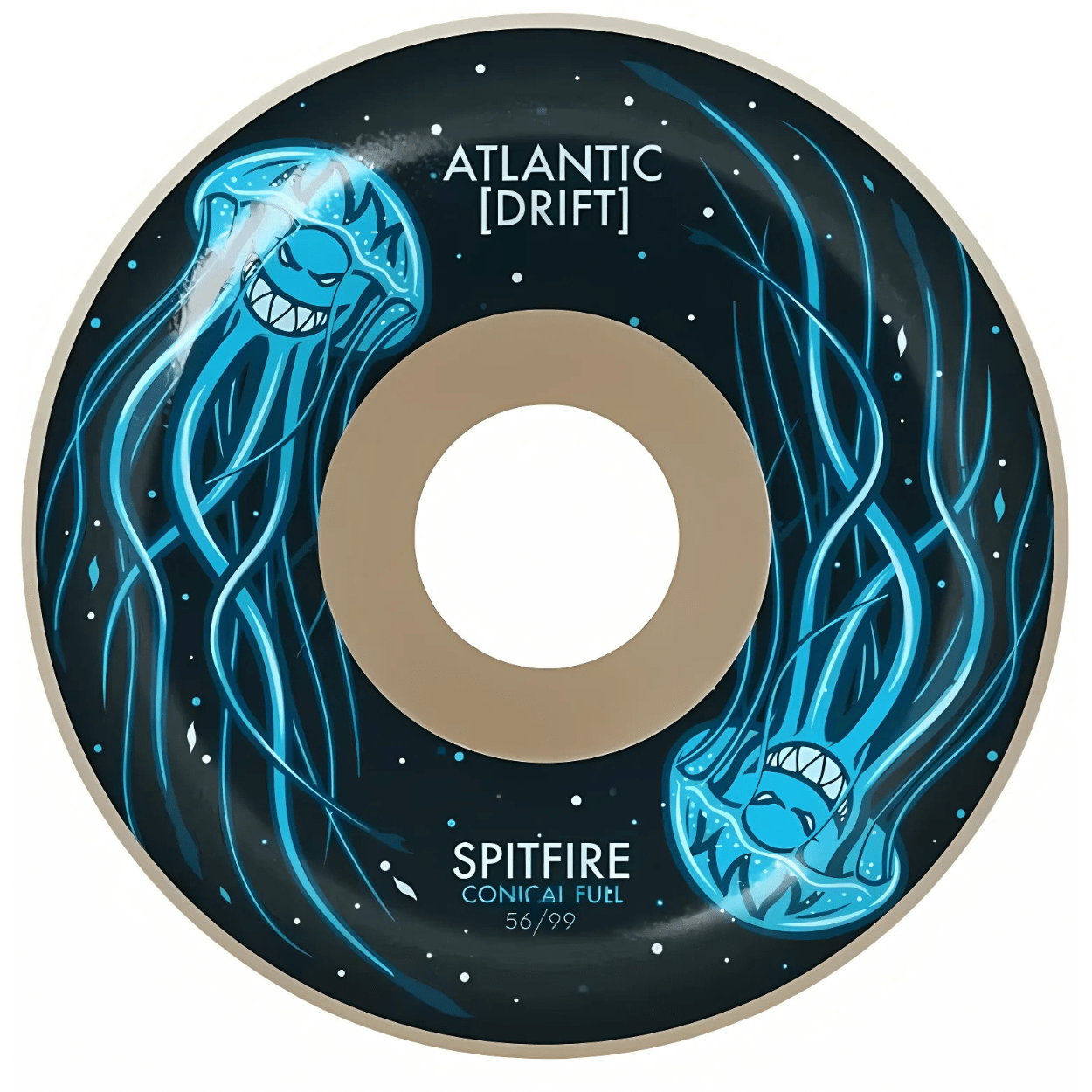Spitfire Formula Four Conical 99A Atlantic Drift Skateboard Wheels | 56mm - The Vines Supply Co