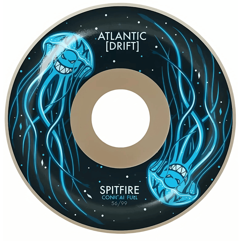 Spitfire Formula Four Conical 99A Atlantic Drift Skateboard Wheels | 56mm - The Vines Supply Co