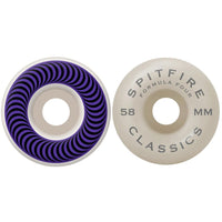 Spitfire Classics 99A Purple Skateboard Wheels | 58mm