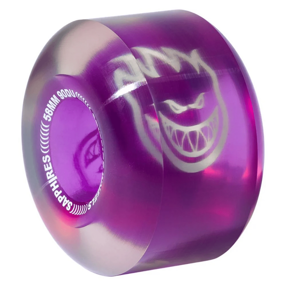 Spitfire Soft 90D Sapphire Radial Purple Skateboard Wheels | 58mm - The Vines Supply Co