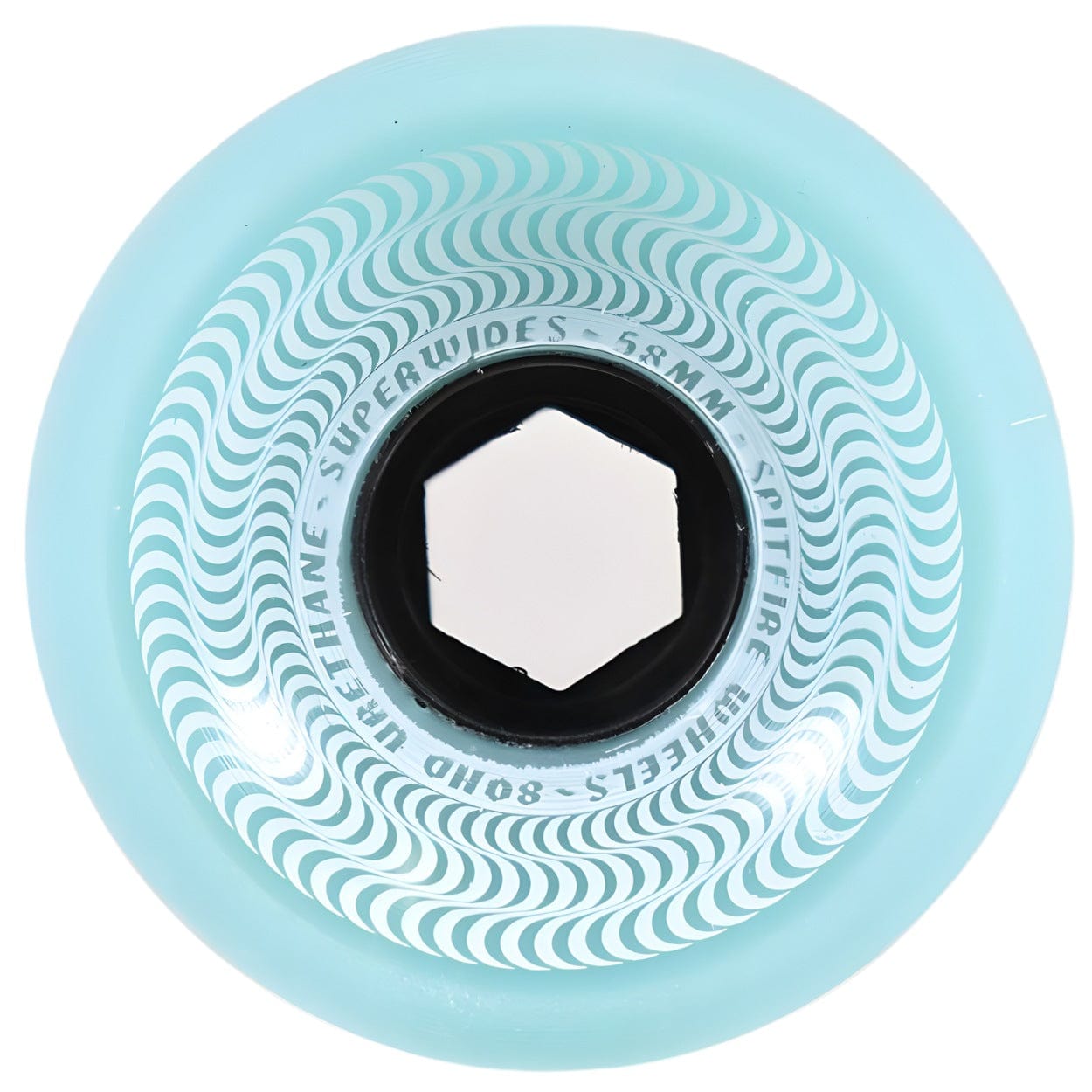 Spitfire Superwide 80HD Soft Seafoam Blue Skateboard Wheels | 58mm - The Vines Supply Co