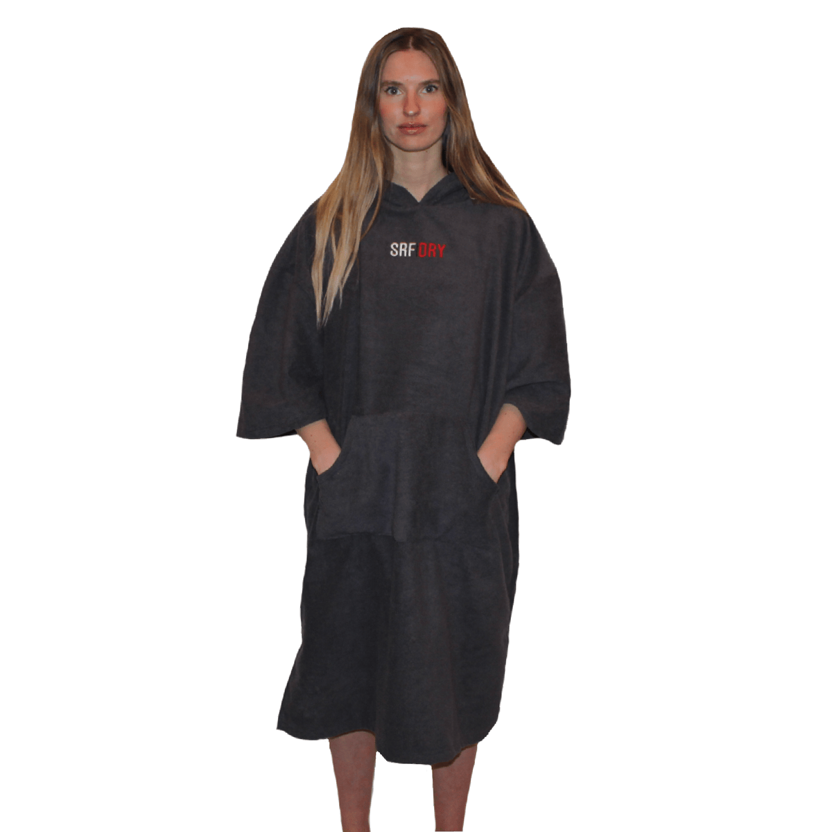 SRFDRY SRFDRY Towel Surf Dry Changing Robe | Surfing, Swim & Triathlon Hooded Poncho | The Vines