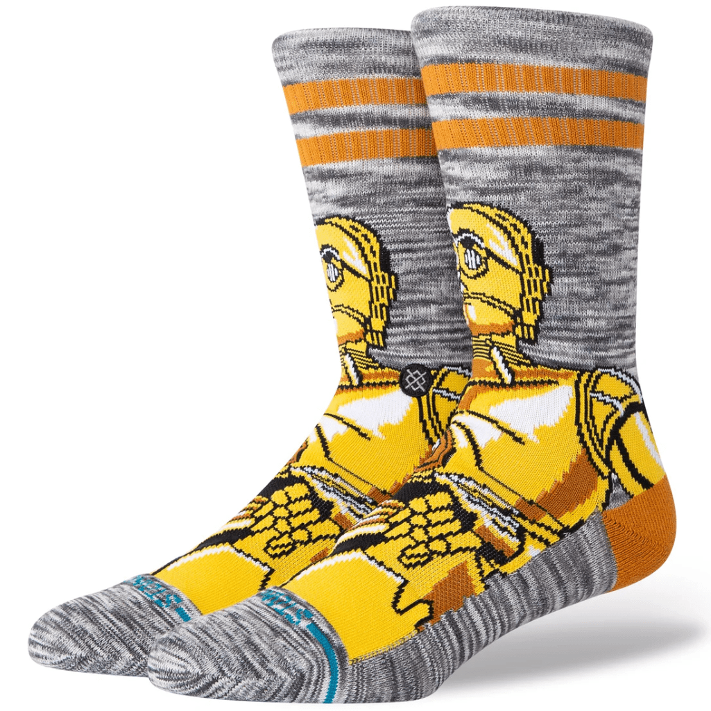 Stance C3PO Crew Socks | Gold - The Vines Supply Co