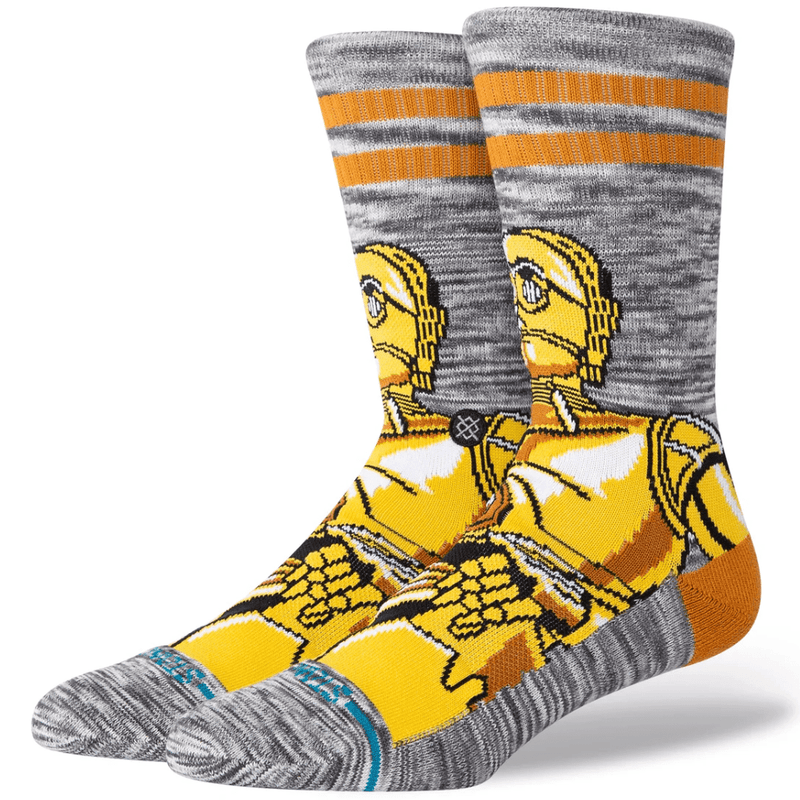 Stance C3PO Crew Socks | Gold - The Vines Supply Co