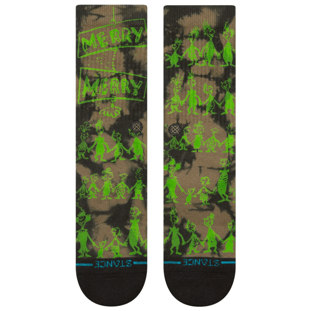 Stance Down In Whovile Socks | Black - The Vines Supply Co