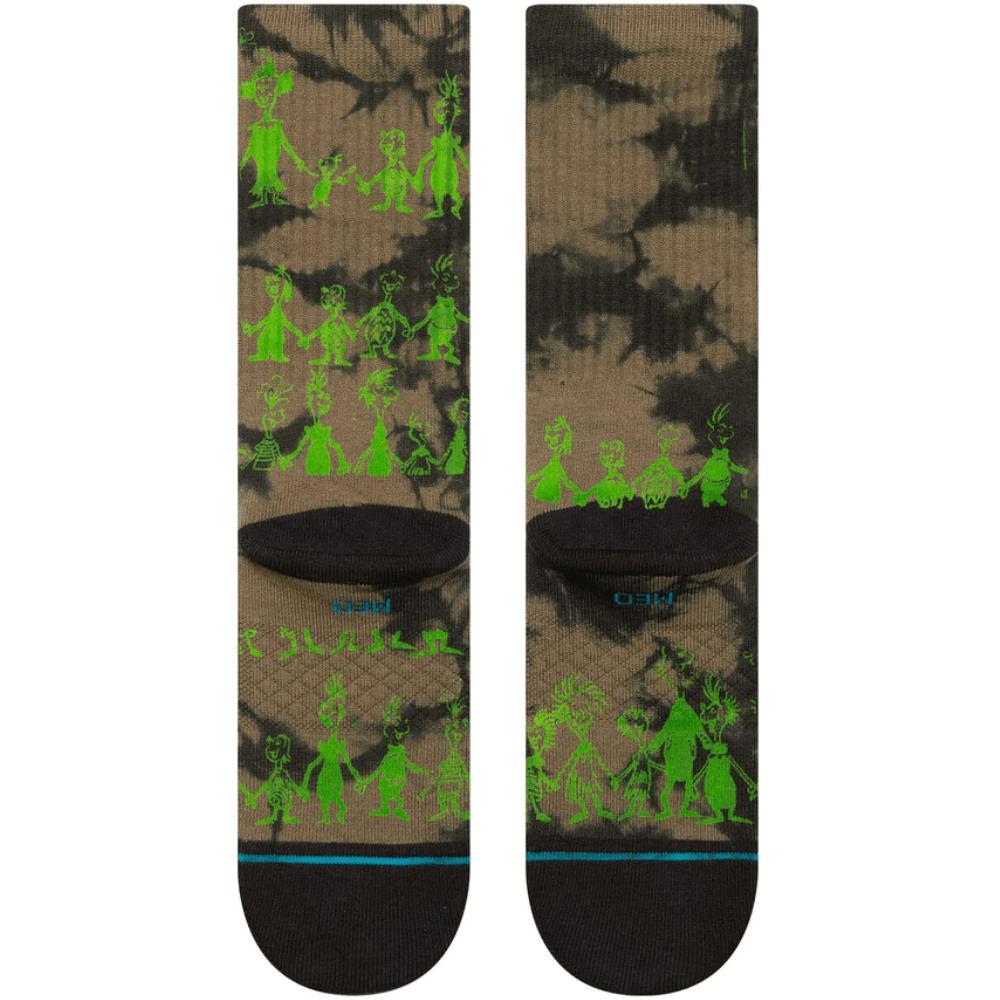 Stance Down In Whovile Socks | Black - The Vines Supply Co