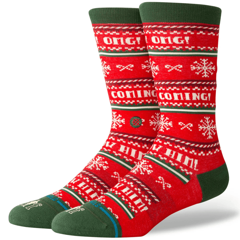 Stance I Know Him Elf Socks | Red - The Vines Supply Co