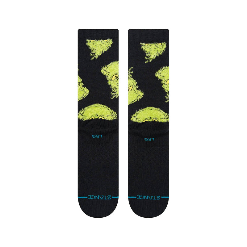 Stance Stance Mean One Grinch Socks | Black Socks | The Vines