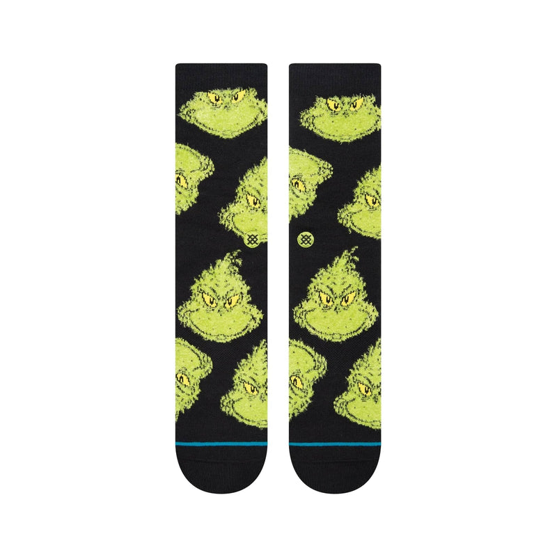 Stance Stance Mean One Grinch Socks | Black Socks | The Vines