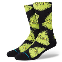 Stance Stance Mean One Grinch Socks | Black Socks | The Vines