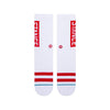 Stance Stance OG Socks | White & Red Socks | The Vines