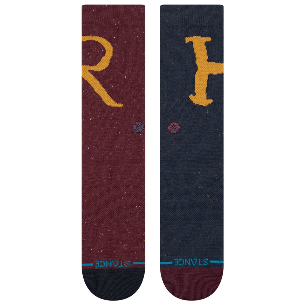 Stance Ron and Harry Crew Socks | Navy & Burgundy - The Vines Supply Co