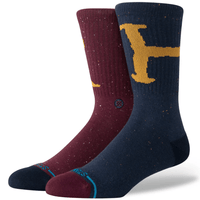 Stance Ron and Harry Crew Socks | Navy & Burgundy - The Vines Supply Co