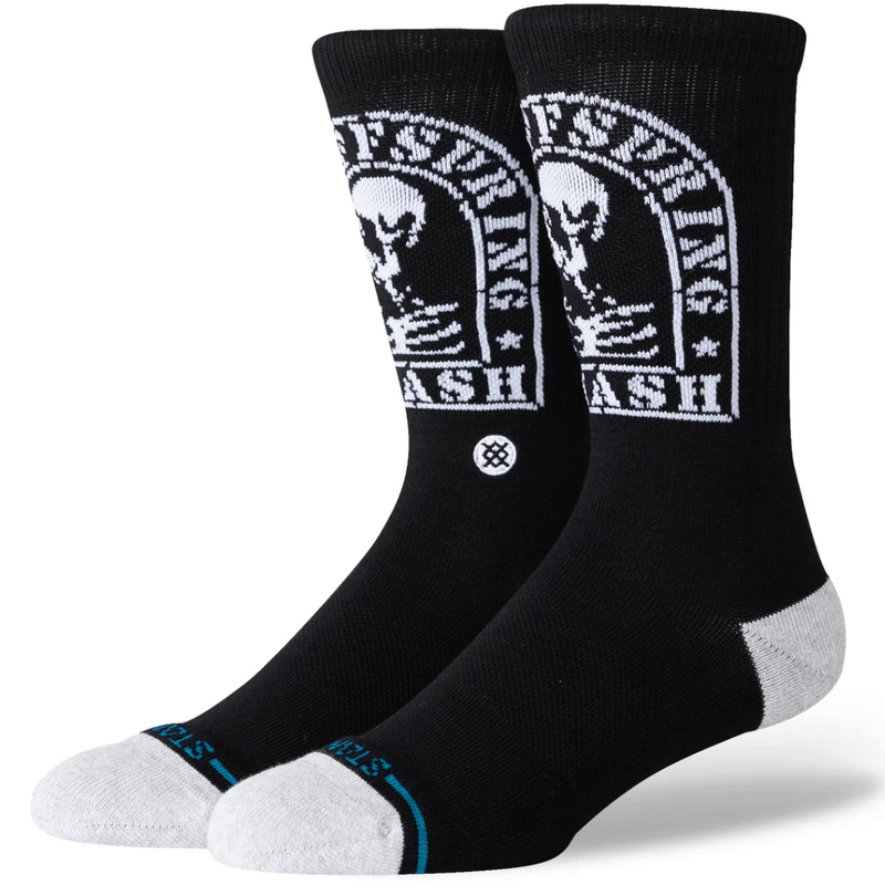 Stance Smashed Crew Socks | Black - The Vines Supply Co