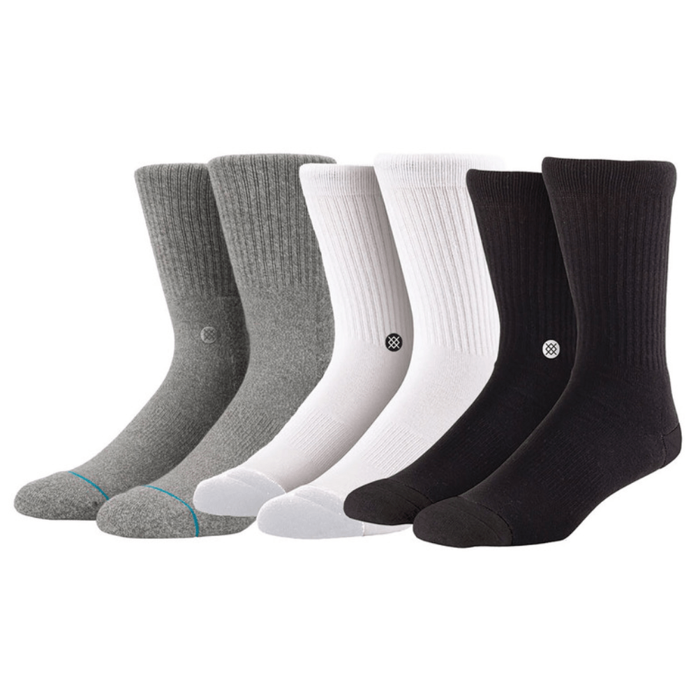 Stance Icon 3 Pack Socks | Multi - The Vines Supply Co