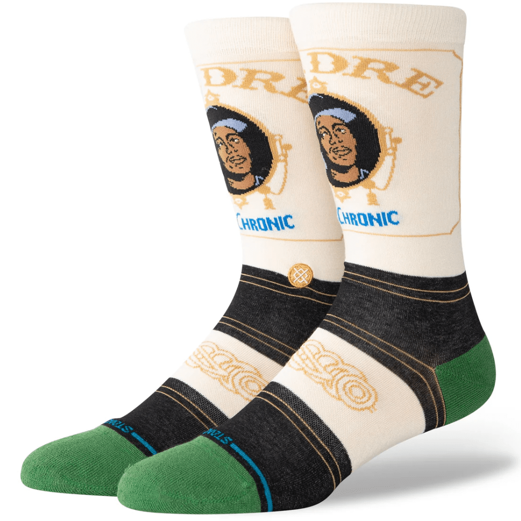 Stance The Chronic Crew Socks | Black - The Vines Supply Co