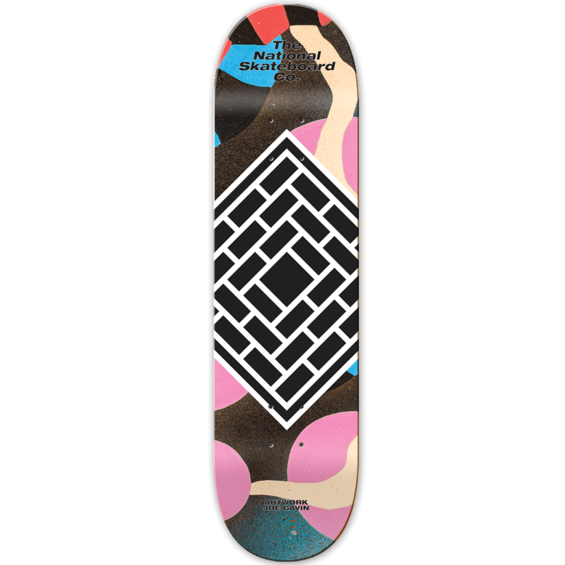The National Skateboard Co The National Skateboard Co Joe Gavin Art Skateboard Deck | 8" Decks | The Vines
