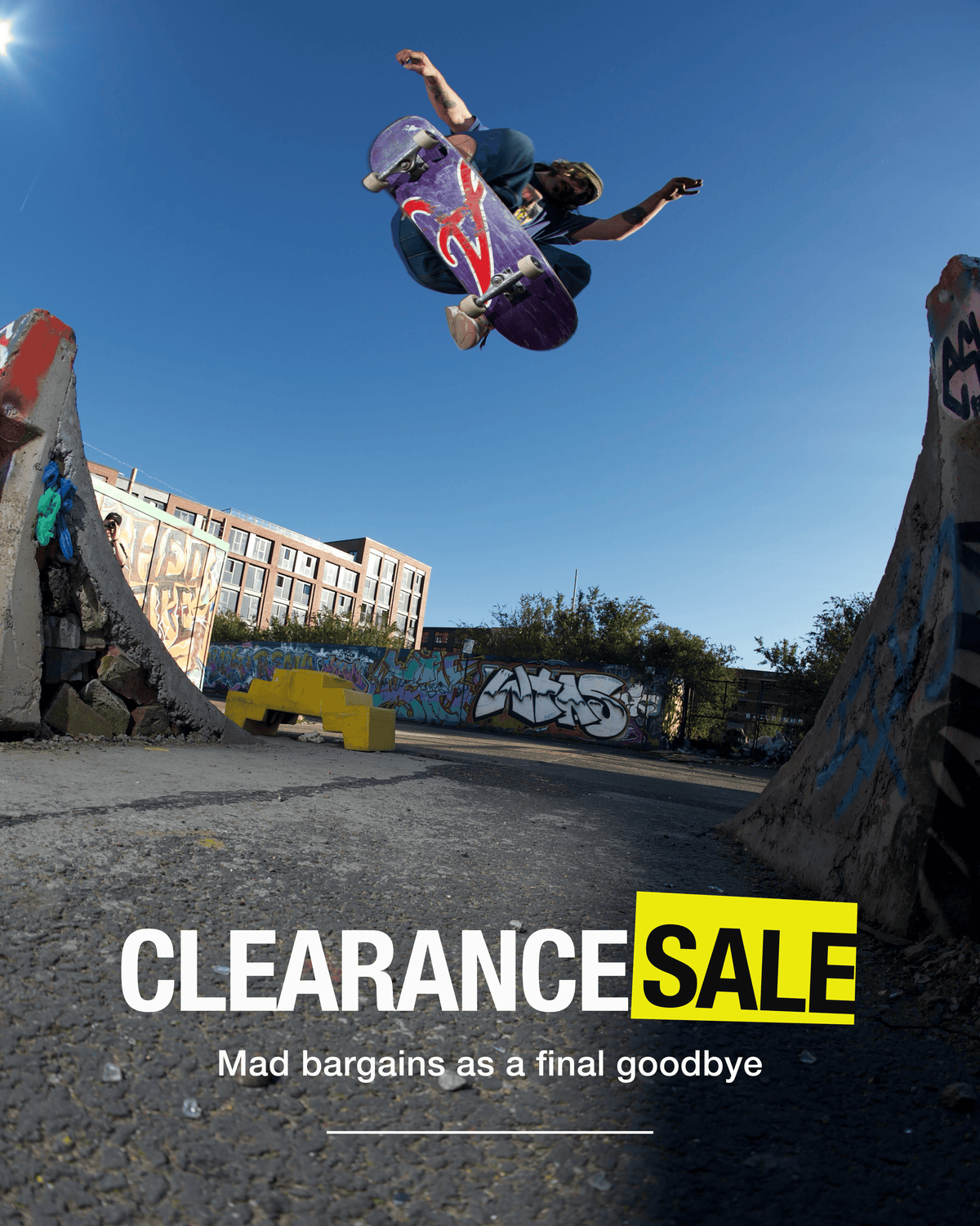 The Vines clearance sale mobile hero with skateboarder