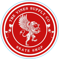 Colorful Griffin skateboarding sticker from The Vines Supply Co, featuring vibrant design and skate shop-themed artwork.