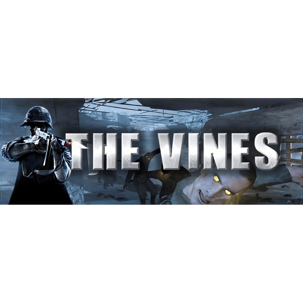 The Vines Supply Co skateboarding stickers featuring zombie designs, perfect for skate shop decor and skateboarding enthusiasts.