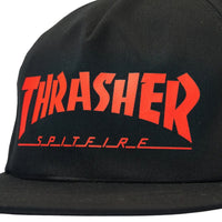 Thrasher x Spitfire Cap | Black