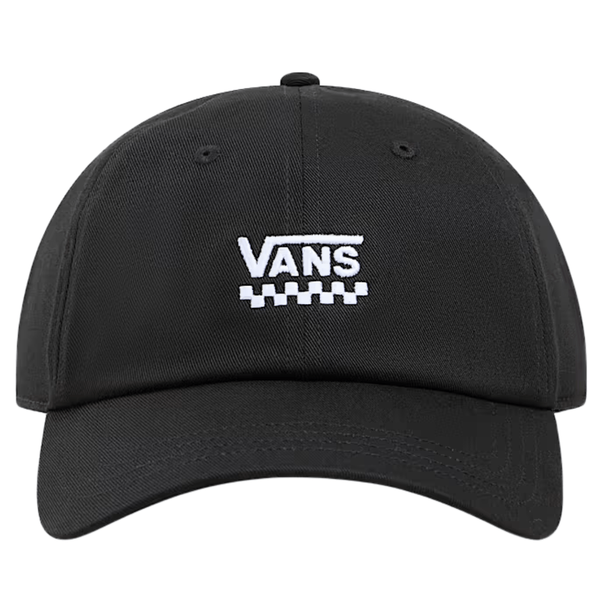 Vans Court Side Curved Bill Jockey Cap | Black - The Vines Supply Co