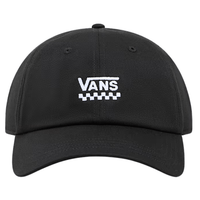 Vans Court Side Curved Bill Jockey Cap | Black - The Vines Supply Co