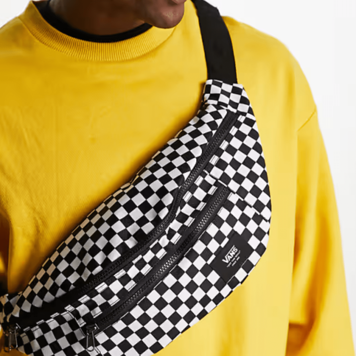 Vans Ward Cross Body Bag | Black & White Check - The Vines Supply Co