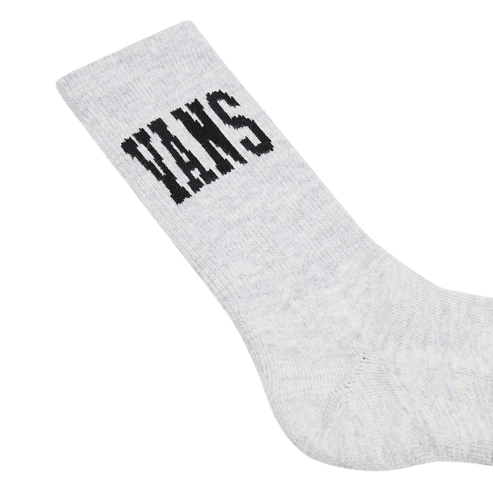 Vans Arched Crew Socks | Ash Heather Grey - The Vines Supply Co