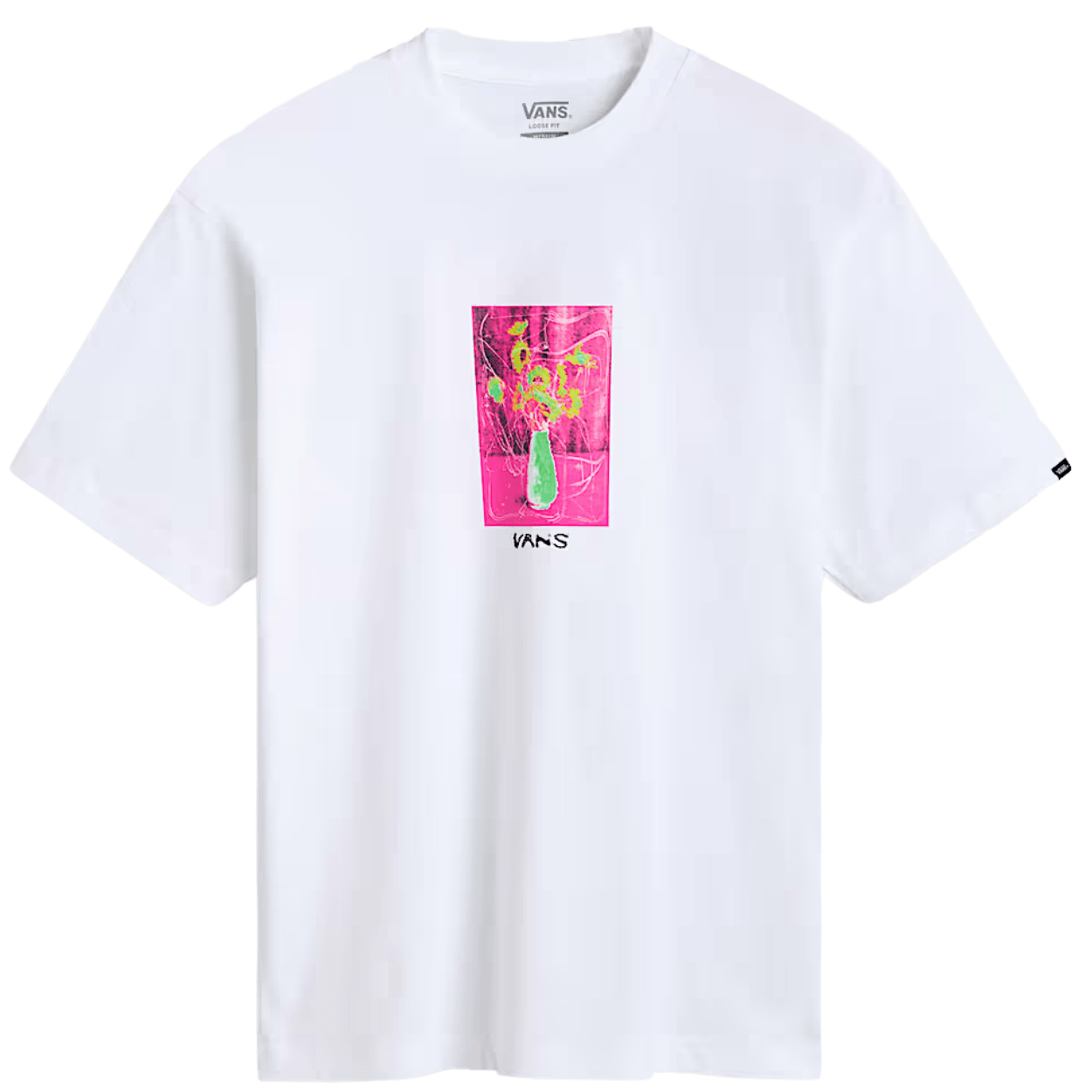 Vans Decor T-Shirt | White - The Vines Supply Co