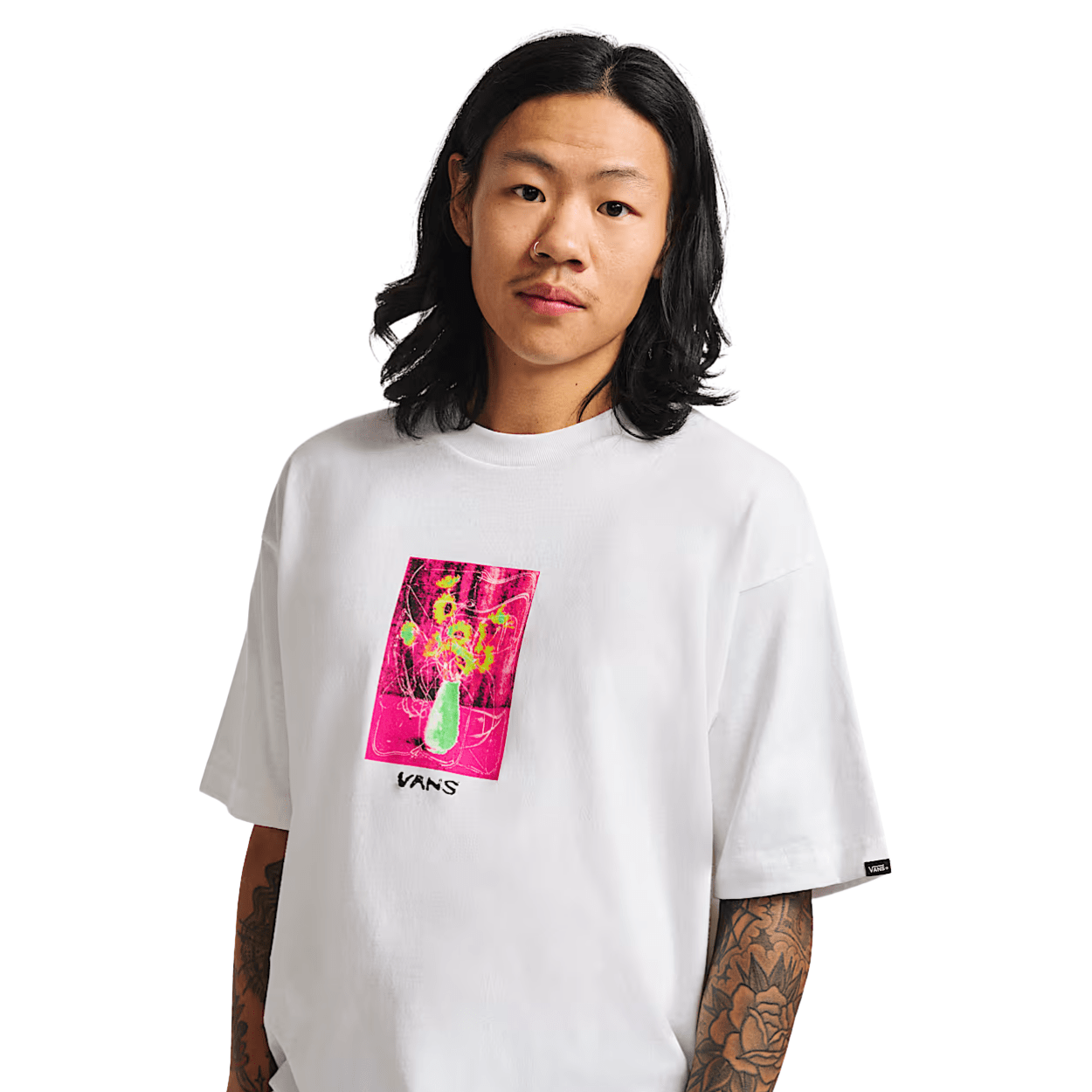 Vans Decor T-Shirt | White - The Vines Supply Co