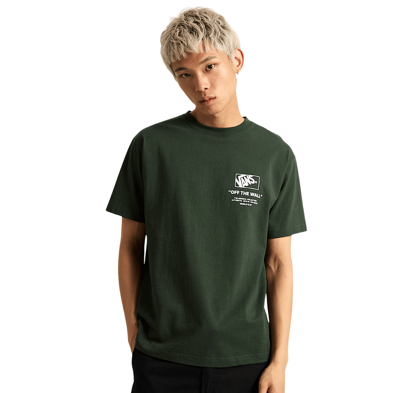 Vans Stockpile T-Shirt | Dried Kelp Green - The Vines Supply Co