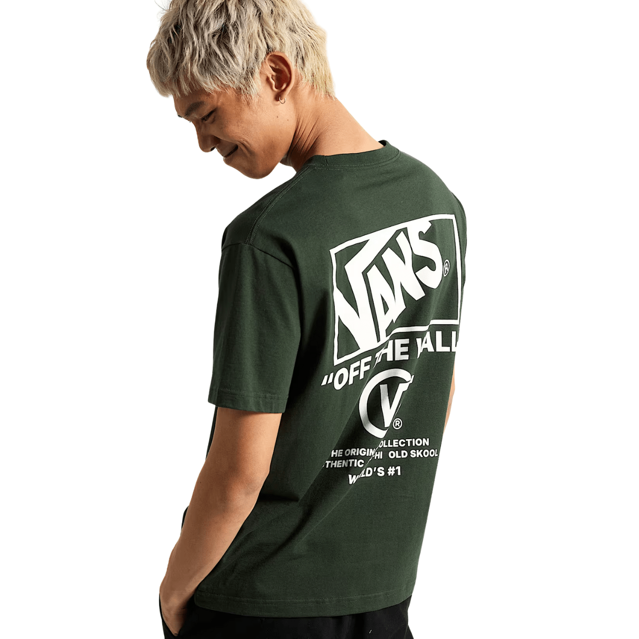 Vans Stockpile T-Shirt | Dried Kelp Green - The Vines Supply Co