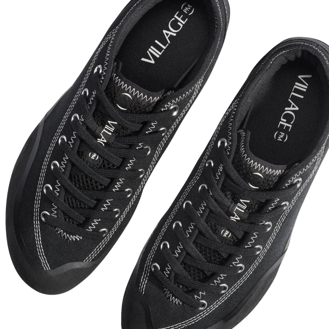 Village PM 1:30 PM Skate Shoes | Black - The Vines Supply Co