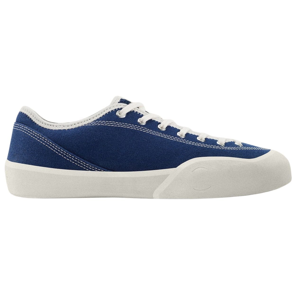 Village PM 1:30 PM Skate Shoes | Navy & White Canvas - The Vines Supply Co