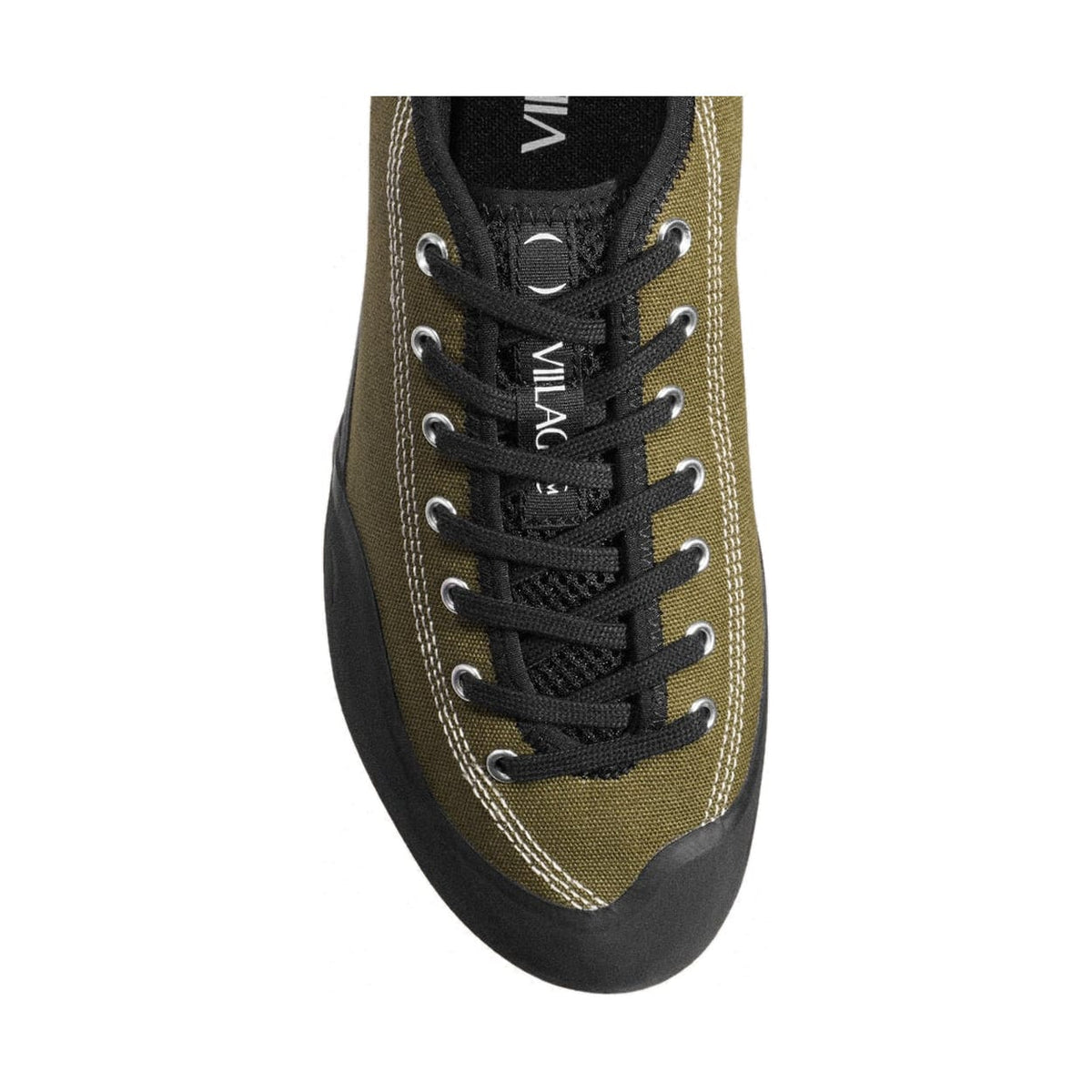 Village PM 1:30 PM canvas skate shoes in Olive and Natural Black